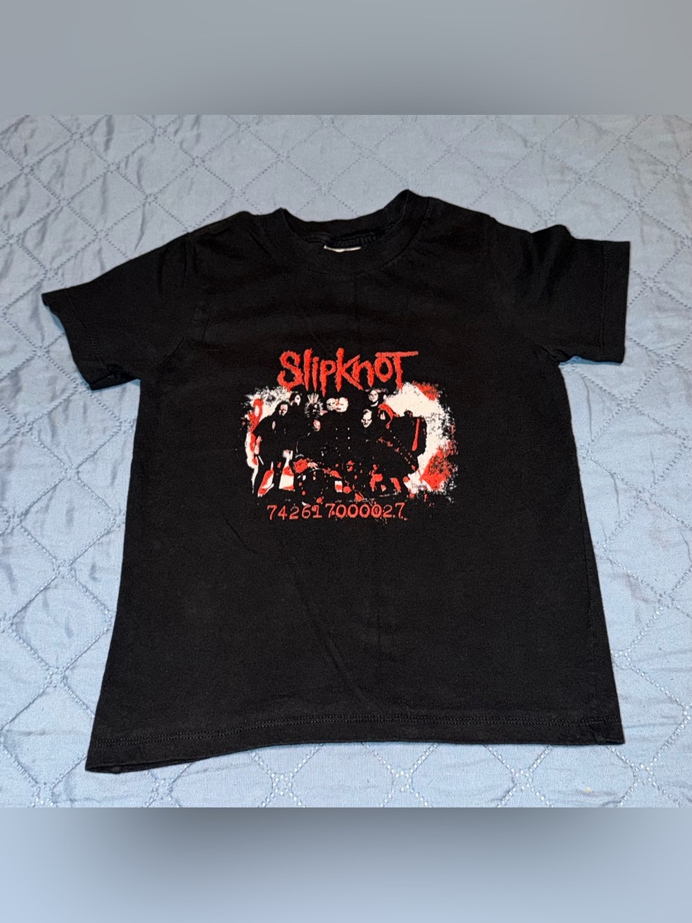 Kids Slipknot Band Tee size-4T Front and Back Graphic